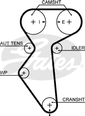 Spanproblemen bij Chevrolet/Daewoo 16V benzinemotoren GATES REFERENTIE: MERK: MODEL: MOTOR: MOTOR CODE: 5419XS/K015419XS Chevrolet/Daewoo Aranos, Assol, Aveo, Cielo, Espero, Kalos, Lacetti, Lanos,