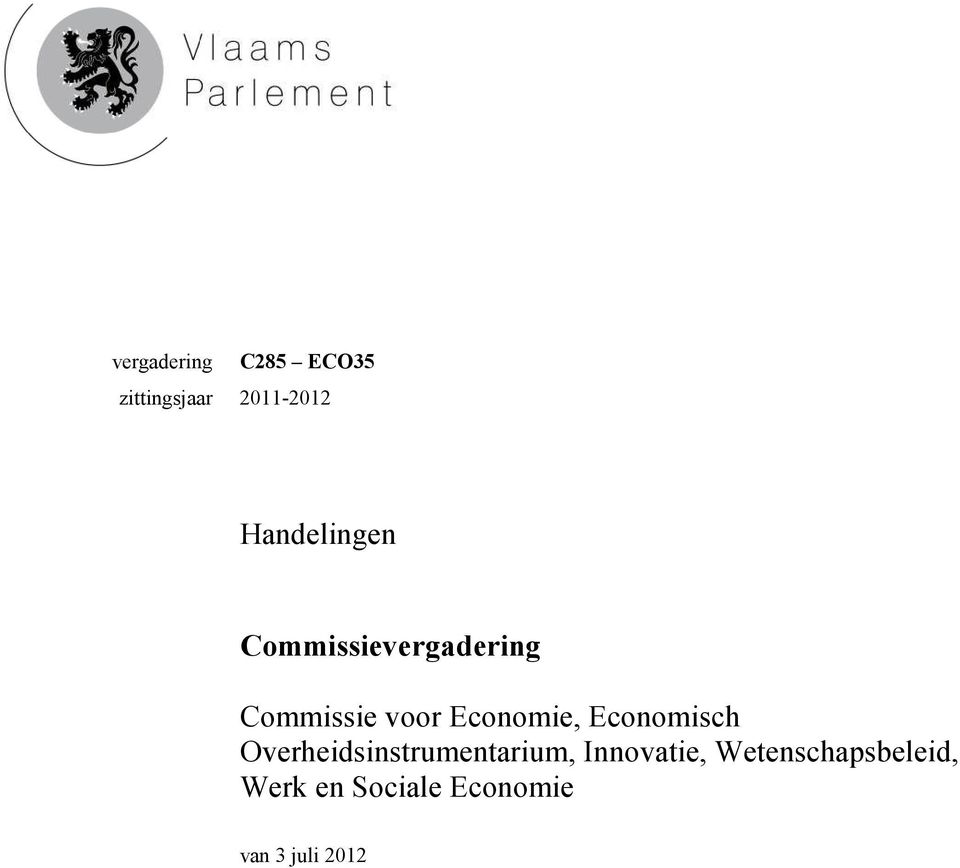 Economie, Economisch Overheidsinstrumentarium,