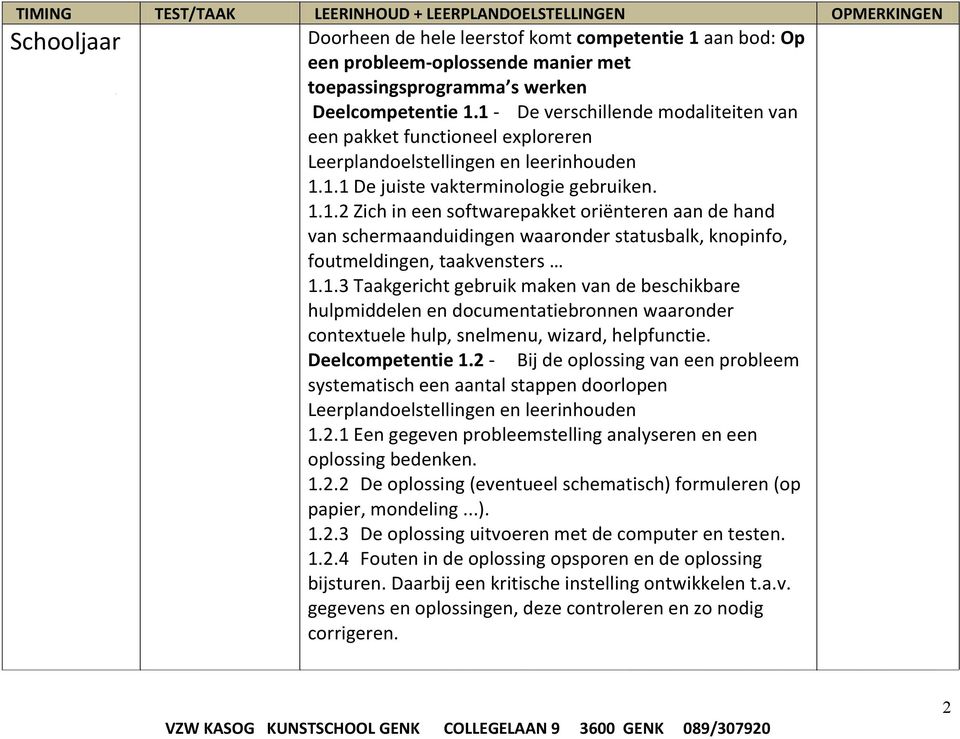 1.3 Taakgericht gebruik maken van de beschikbare hulpmiddelen en documentatiebronnen waaronder contextuele hulp, snelmenu, wizard, helpfunctie. Deelcompetentie 1.