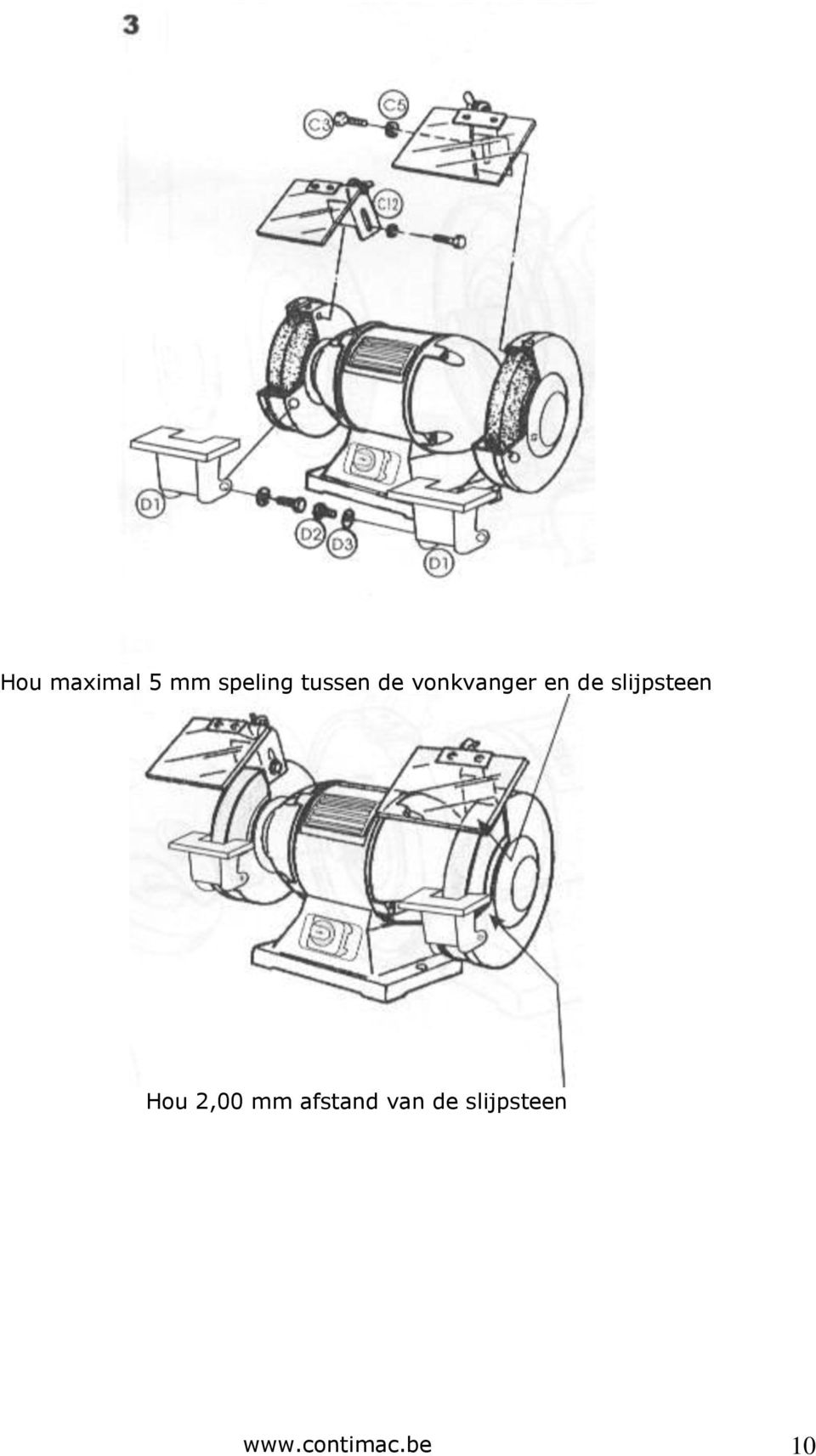 slijpsteen Hou 2,00 mm