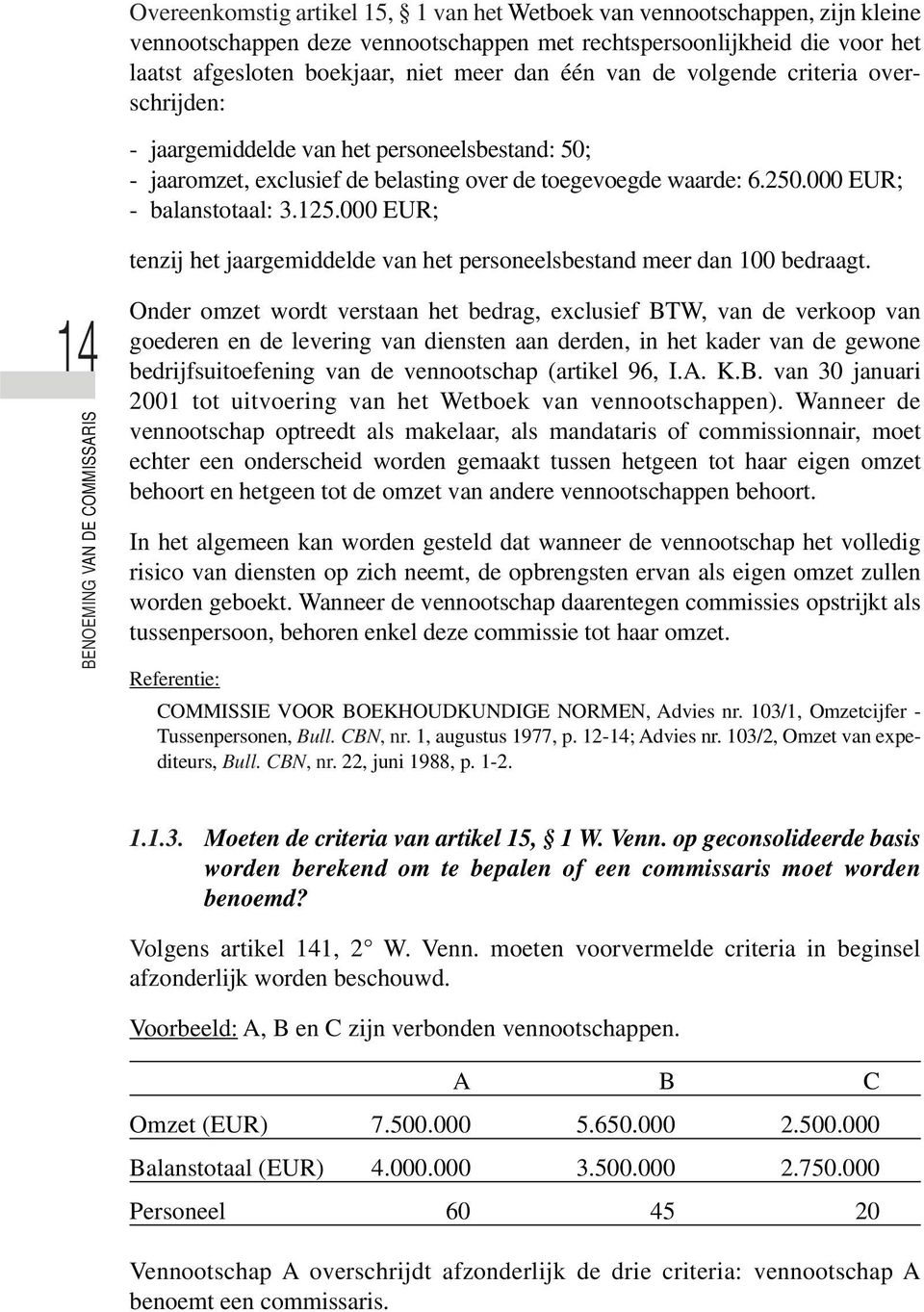 000 EUR; tenzij het jaargemiddelde van het personeelsbestand meer dan 100 bedraagt.