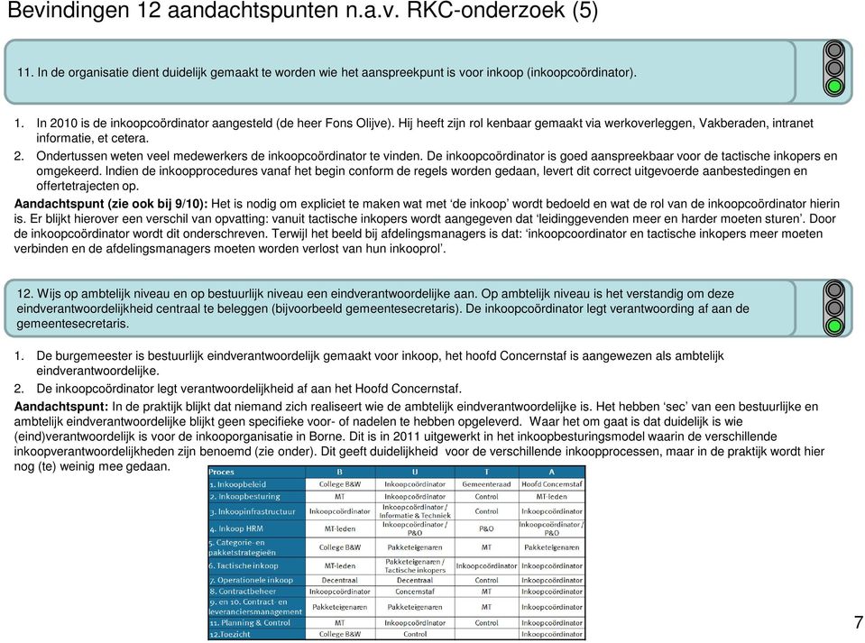 De inkoopcoördinator is goed aanspreekbaar voor de tactische inkopers en omgekeerd.