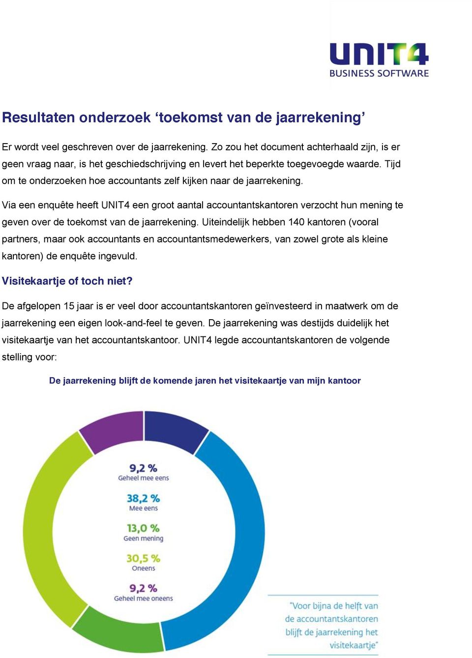 Tijd om te onderzoeken hoe accountants zelf kijken naar de jaarrekening.