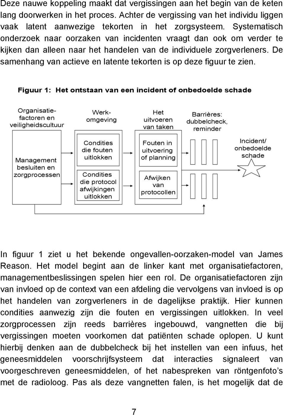 De samenhang van actieve en latente tekorten is op deze figuur te zien.