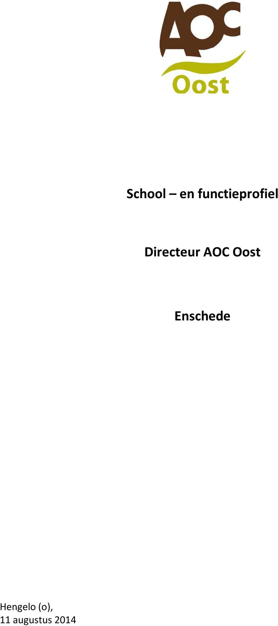 Directeur AOC Oost