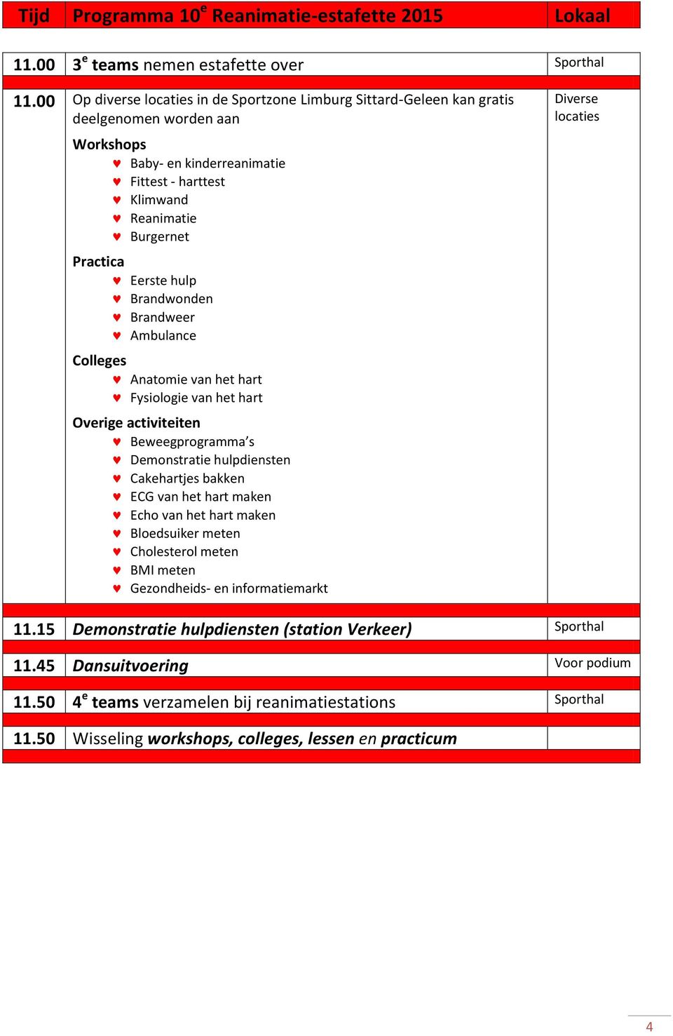 15 Demonstratie hulpdiensten (station Verkeer) Sporthal 11.