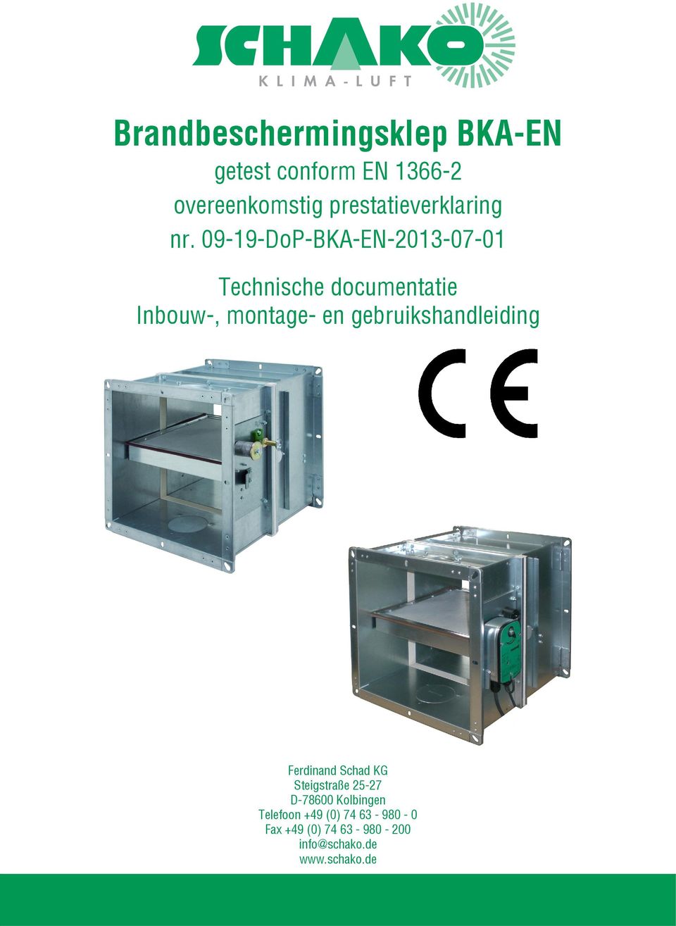 09-19-DoP-BKA-EN-2013-07-01 Technische documentatie Inbouw-, montage- en