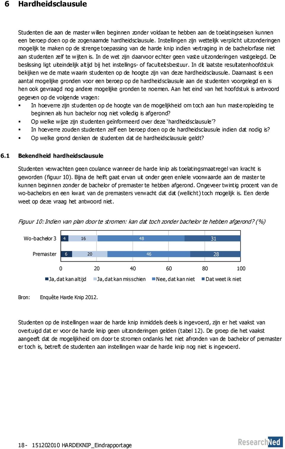 In de wet zijn daarvoor echter geen vaste uitzonderingen vastgelegd. De beslissing ligt uiteindelijk altijd bij het instellings- of faculteitsbestuur.