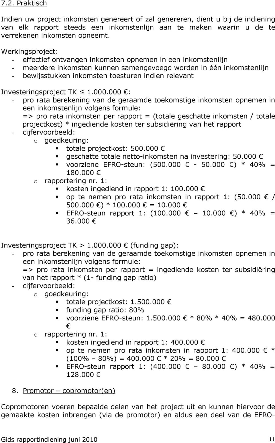 Investeringsproject TK 1.000.