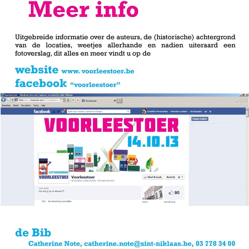 fotoverslag, dit alles en meer vindt u op de website www. voorleestoer.