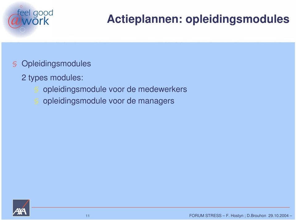 opleidingsmodule voor de