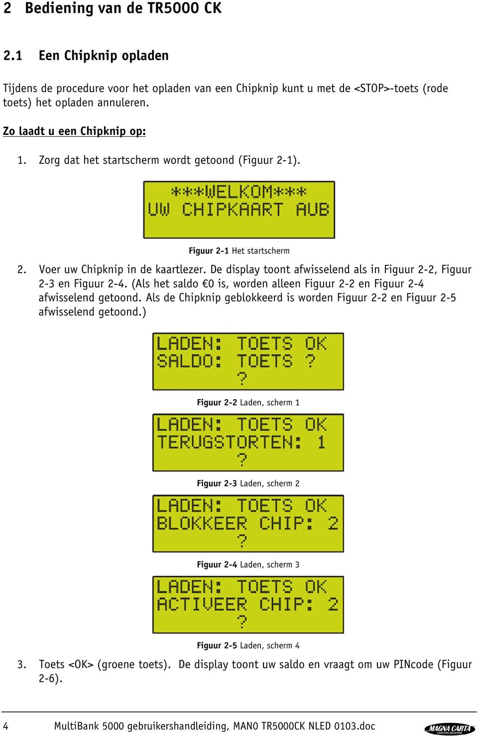 De display toont afwisselend als in Figuur 2-2, Figuur 2-3 en Figuur 2-4. (Als het saldo 0 is, worden alleen Figuur 2-2 en Figuur 2-4 afwisselend getoond.