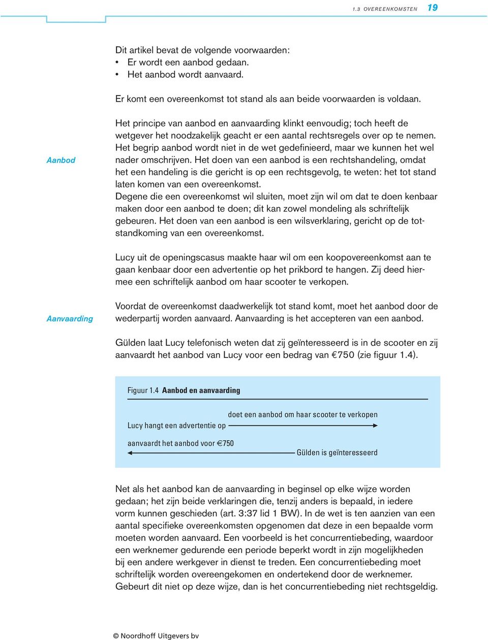 Het begrip aanbod wordt niet in de wet gedefi nieerd, maar we kunnen het wel nader omschrijven.