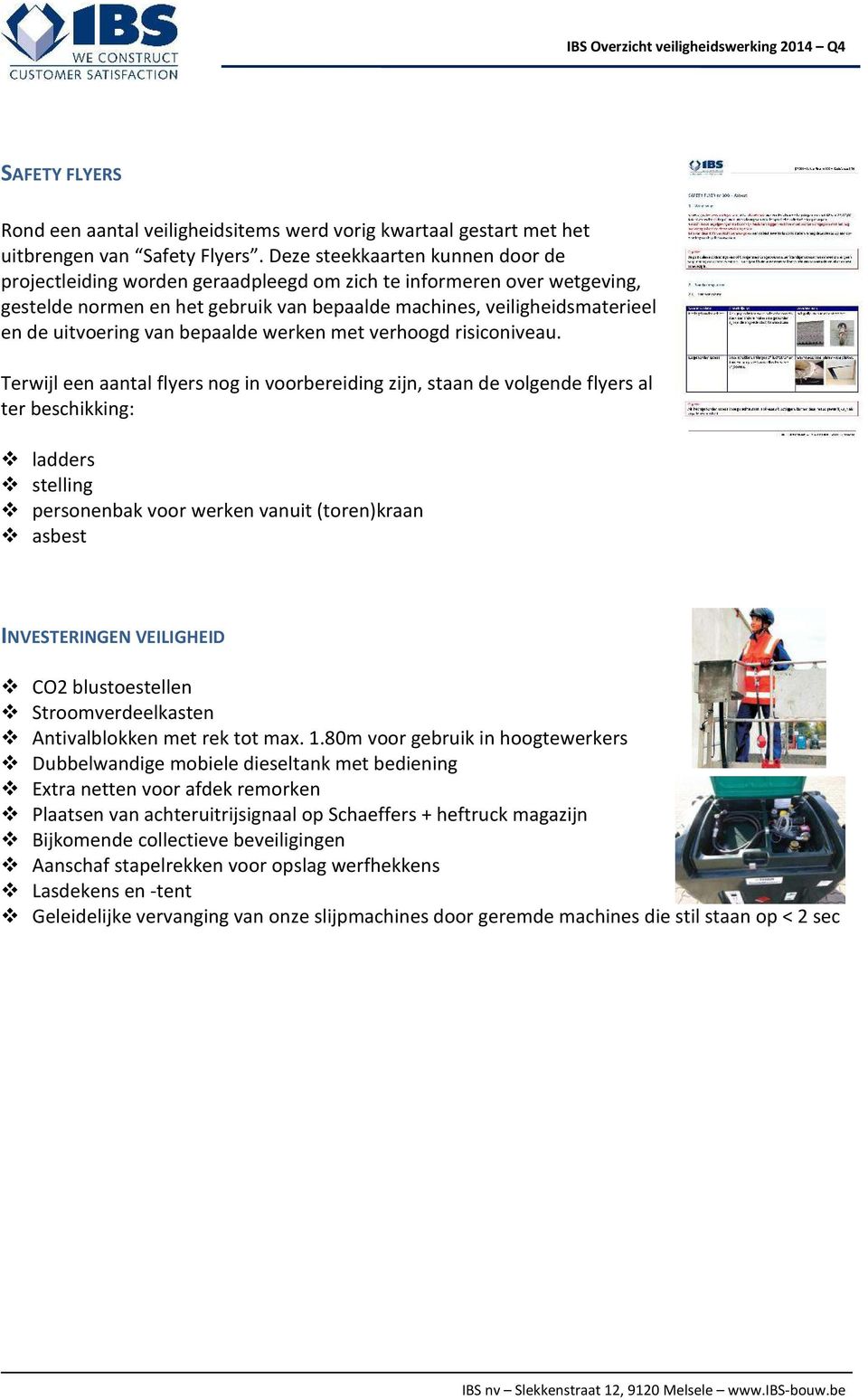 van bepaalde werken met verhoogd risiconiveau.