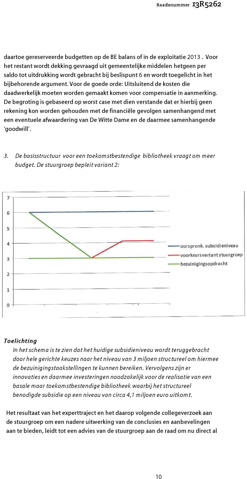 Voor de goede orde: Uitsluitend de kosten die daadwerkelijk moeten worden gemaakt komen voor compensatie in aanmerking.