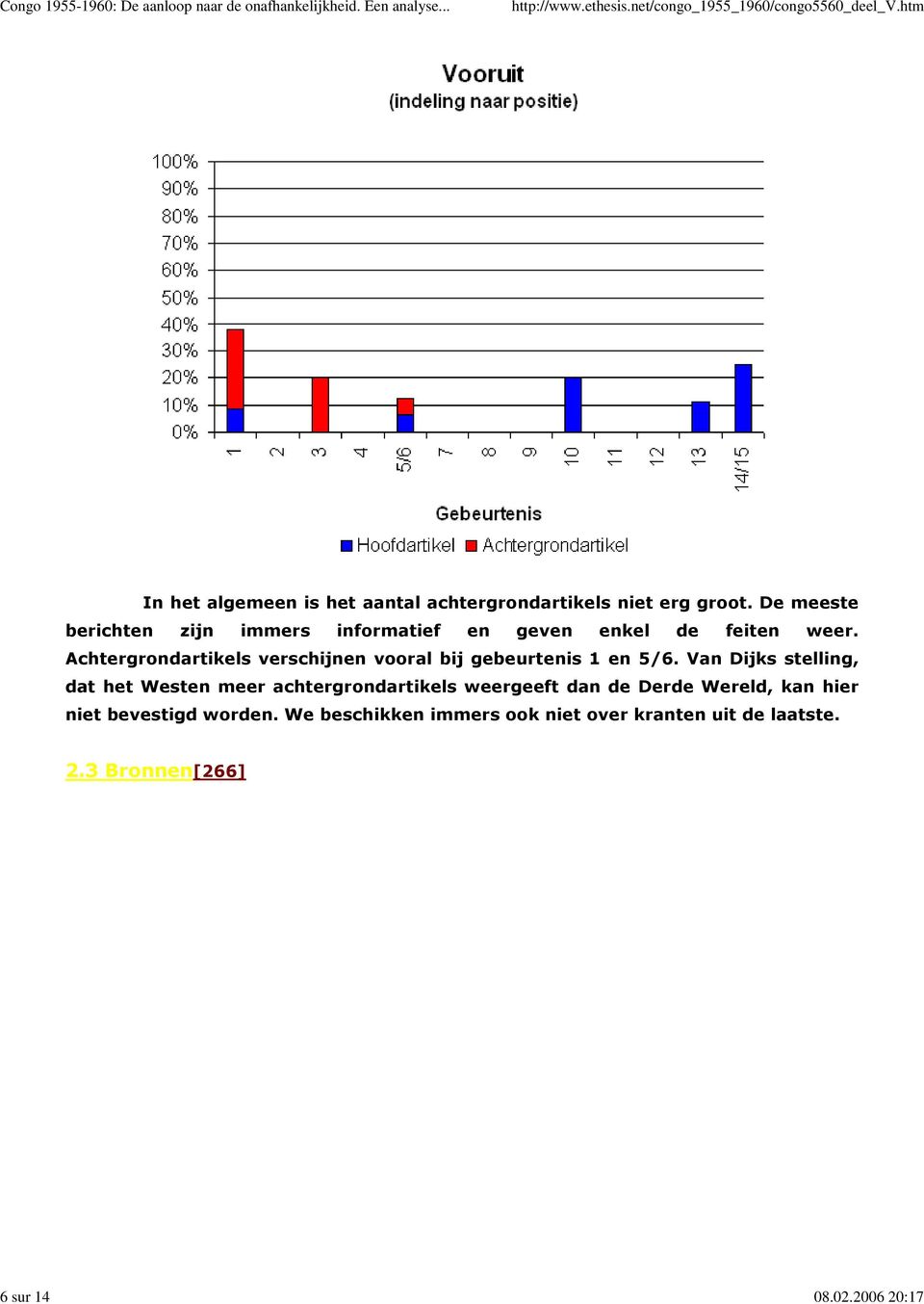 Achtergrondartikels verschijnen vooral bij gebeurtenis 1 en 5/6.