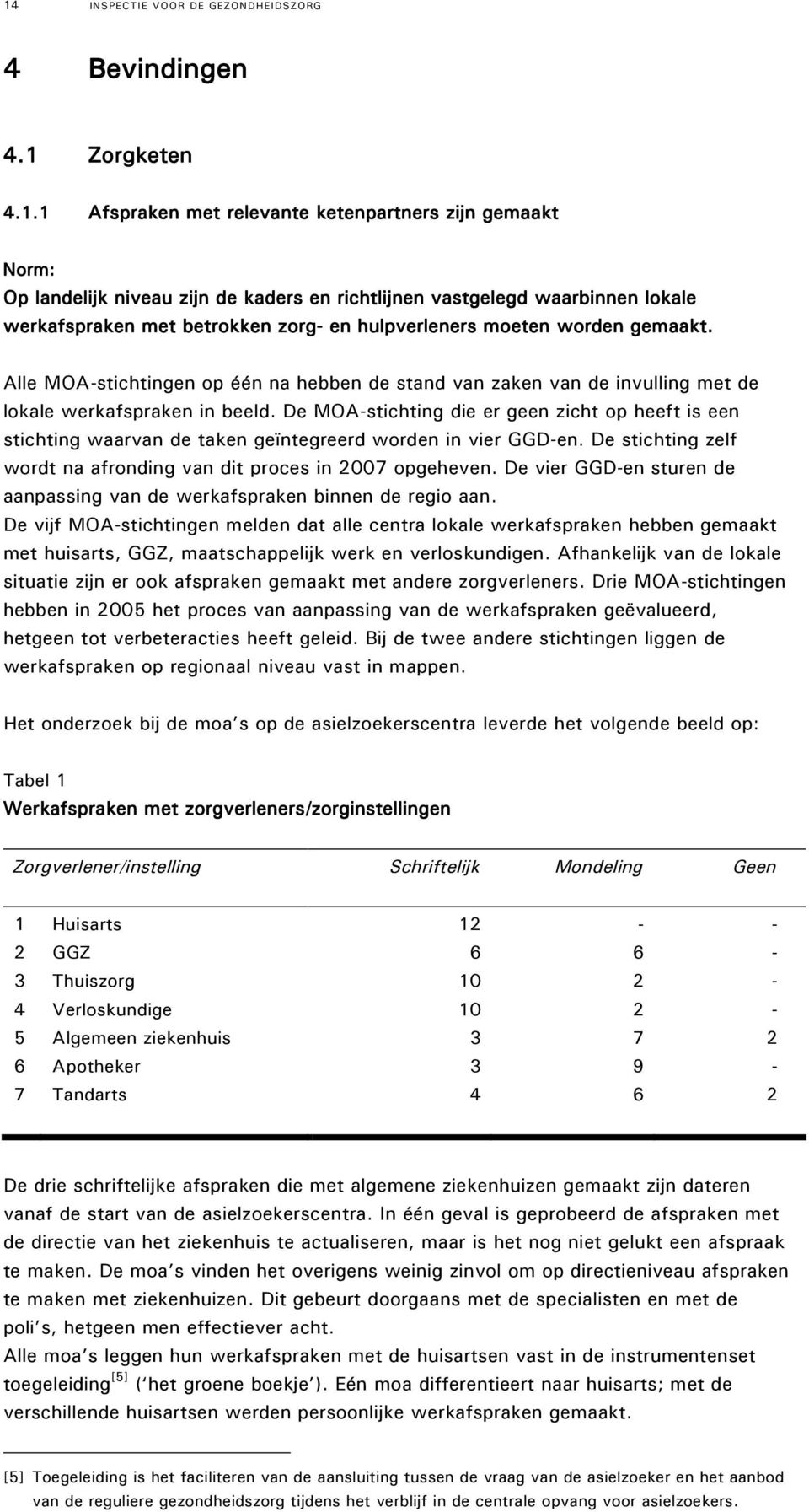 De MOA-stichting die er geen zicht op heeft is een stichting waarvan de taken geïntegreerd worden in vier GGD-en. De stichting zelf wordt na afronding van dit proces in 2007 opgeheven.