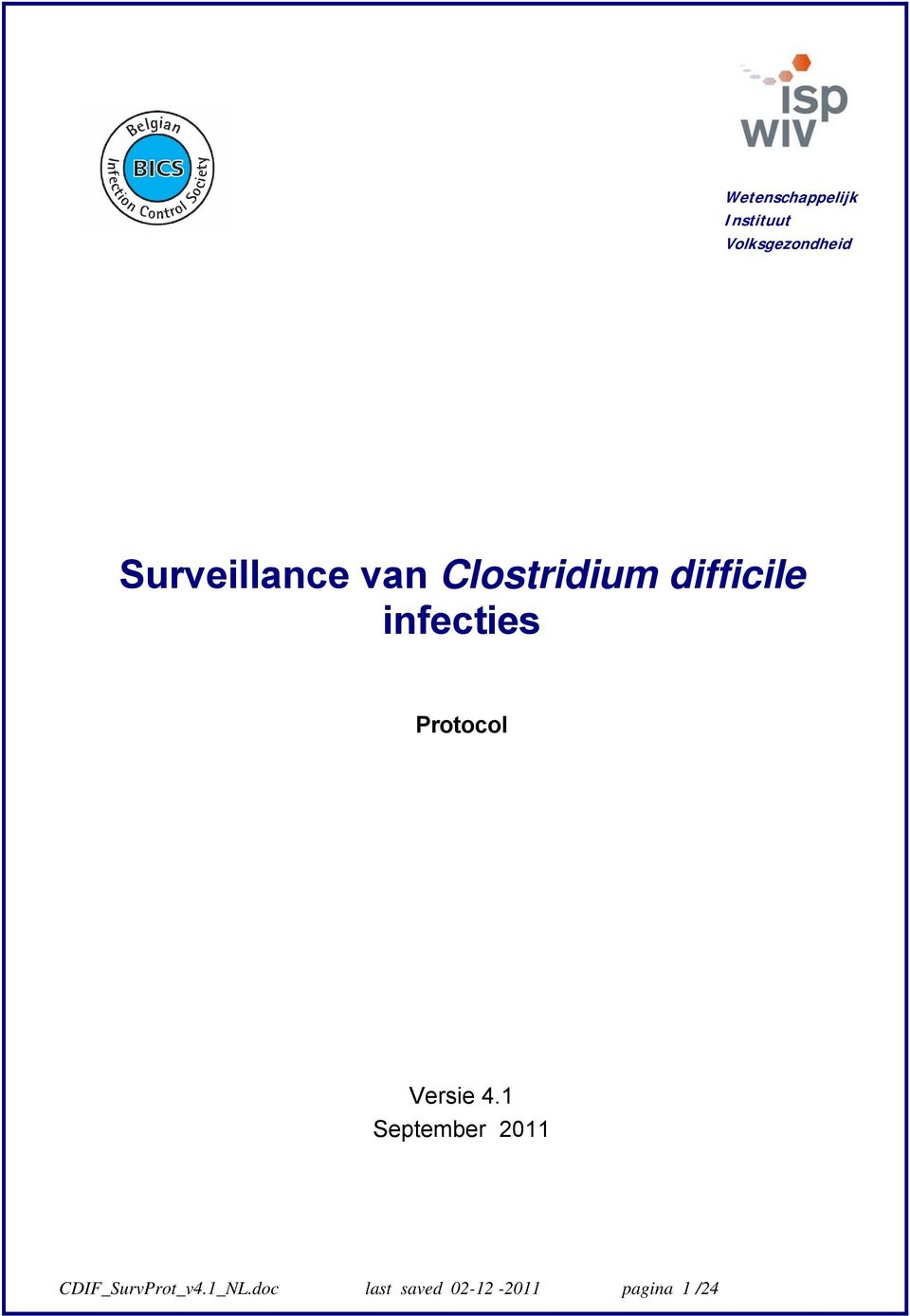 infecties Protocol Versie 4.