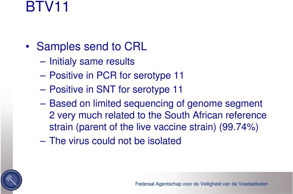 of genome segment 2 very much related to the South African reference