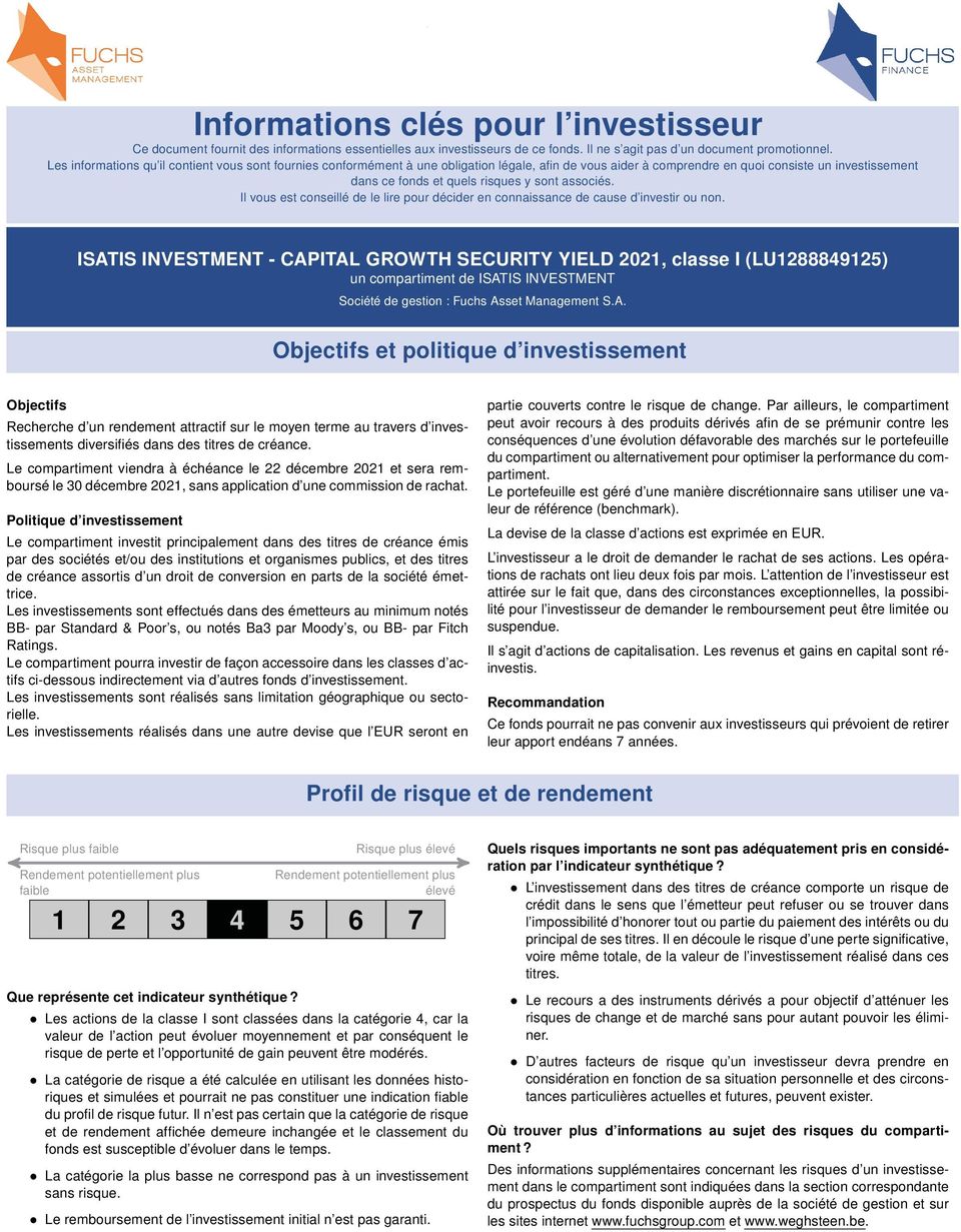 associés. Il vous est conseillé de le lire pour décider en connaissance de cause d investir ou non.