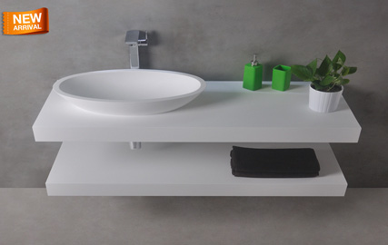 021 Size : 600x460x300 mm / or Without hole 277042 Wall mounted washbasin 700 Size : 600x400x150 mm 284103 Shelf / Bench