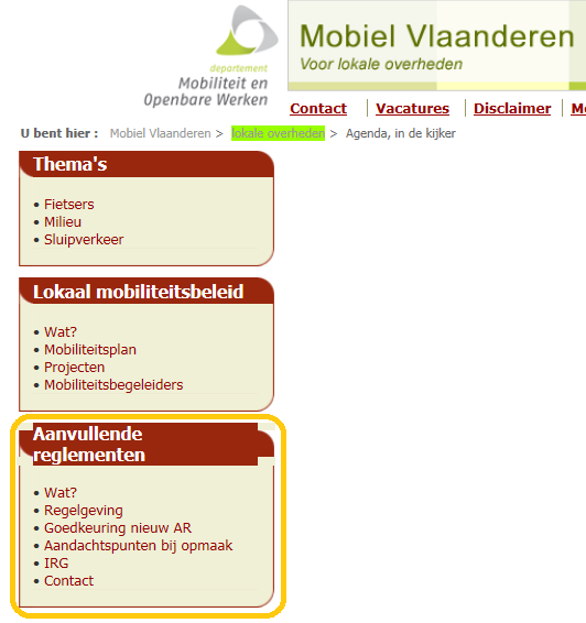 Adviesmogelijkheid Mobiliteitsbegeleider,