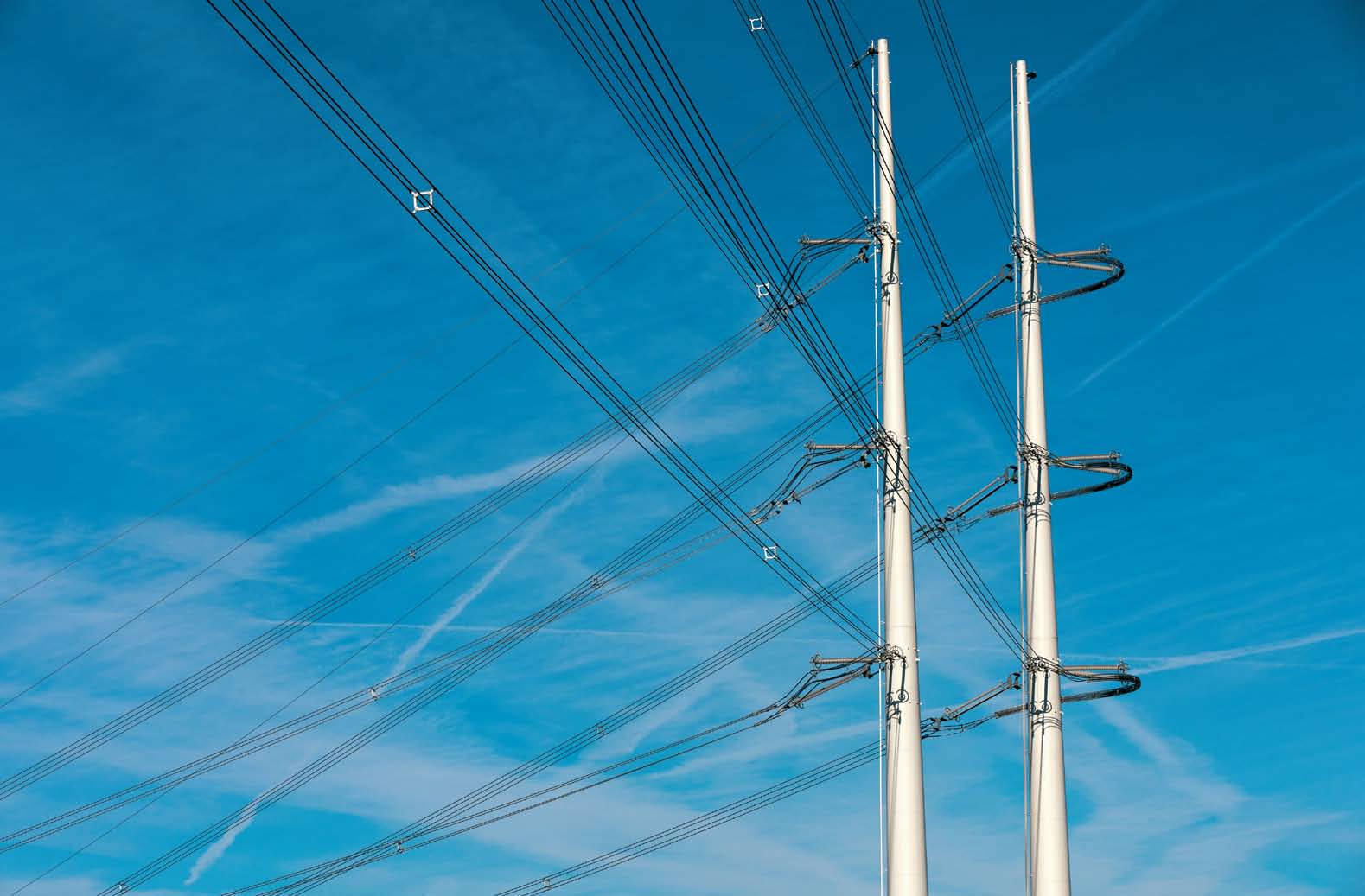 Impressie van de Wintrackmast 1 TenneT ontwikkelde een magneetveldarme mast voor de toekomst, gericht op een betere (landschappelijke) inpassing.