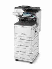 MC873 Advanced functionality, versatility and document workflow integration for the larger workgroup Designed to perform, with high print speeds and efficient consumables use.