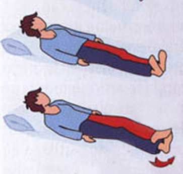 Slapen gaan. Stap 1: U gaat op de rand van het bed zitten. Stap 2: Steun met één hand op de rand van het bed en met de andere hand in het midden van het bed.