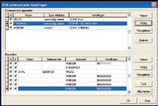 Gegevensoverdracht Atomatische gegevensoverdracht per project of van meerdere projecten Indien een -systeem via een seriële (RS232 of RS485), USB, ethernet- of (GSM)modemverbinding is gekoppeld, is