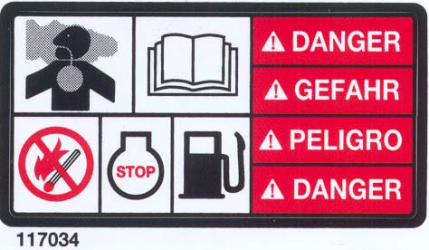 P 31A/35 2.5 Waarschuwings-en informatielabels Informatie inzake veiligheid Op Wacker-machines zijn waar nodig labels met internationale symbolen aangebracht.