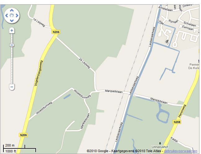 Routebeschrijving naar Leyduin Met de TomTom kunt u Manpadslaan proberen via de Leidsevaartweg. 1. Vanaf station Heemstede gaat u langs de Leidsevaart richting Bennebroek.