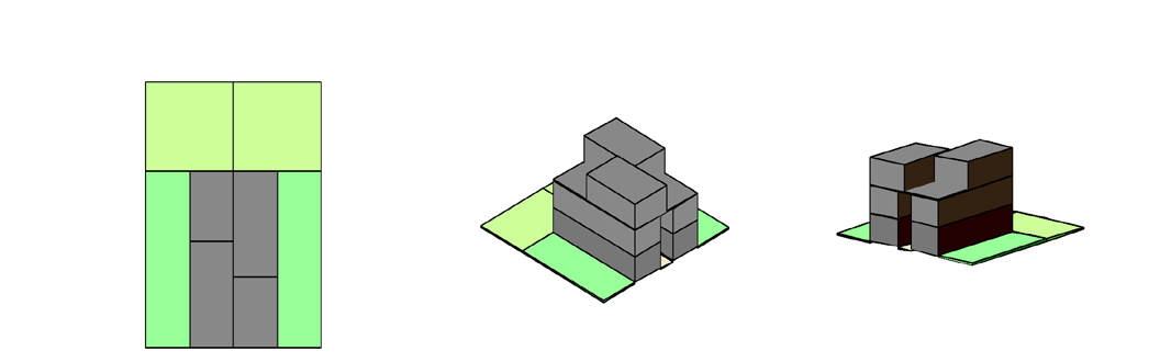 ZONE 4: ZONE VOOR RECONVERSIEPROJECT Het minimaal en maximaal aantal woongelegenheden per deelzone wordt grafisch aangeduid op het bestemmingsplan.