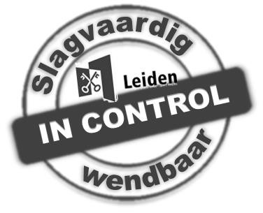 Bestuurlijke samenatting Leiden in control: waar doen we het oor? Leiden ambieert een financieel gezonde stad te zijn, met een transparante, naolgbare en betrouwbare bedrijfsoering.