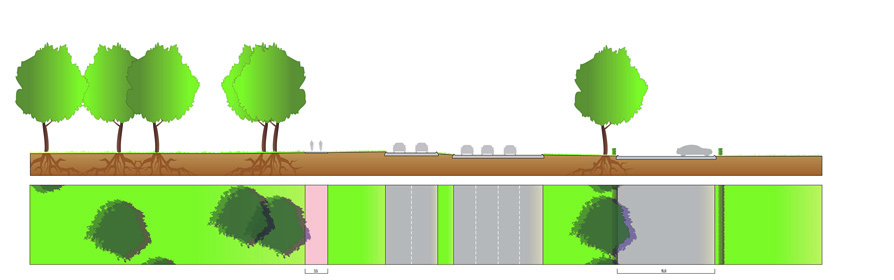 Kruising N839 Houtakker - Baalsestraat o Toepassen van dubbele opstelstroken voor recht doorgaand verkeer o Kruising met bedrijventerrein Houtakker voorzien van verkeerslichten o Toepassen van een