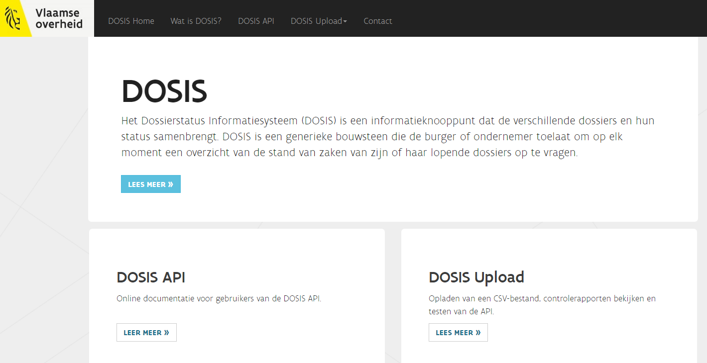 DOSIS infosite (beta)
