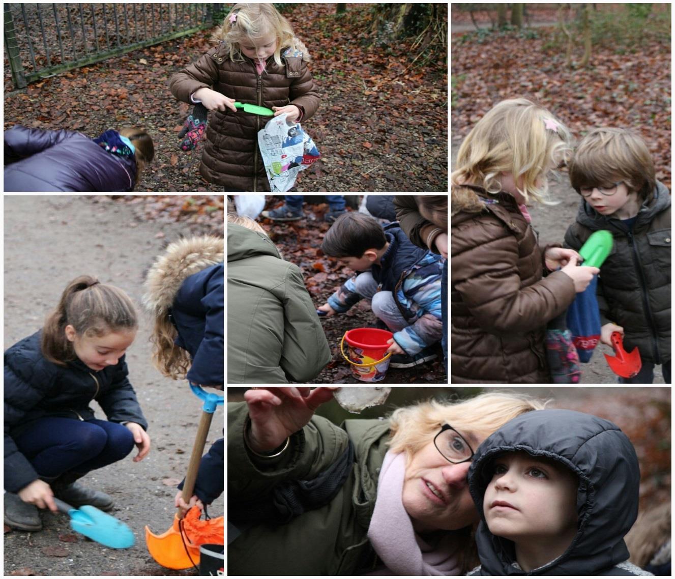 Onderwijs Op Maat Marja van der Heiden VERWONDERING: Met verschillende groepen kinderen zijn we de afgelopen woensdagen naar het Bloemendaalse Bos geweest op zoek naar oude dingen.