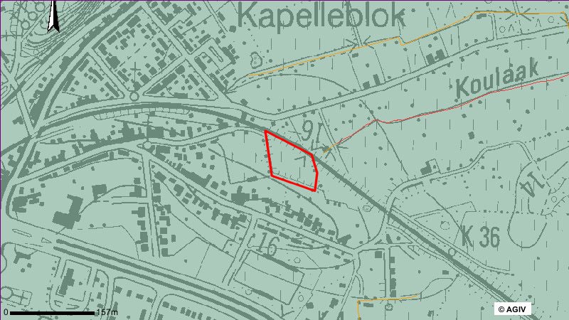 Fig. 5: Hydrografie (http://geo-vlaanderen.agiv.be/geo-vlaanderen/vha) Fig. 6: Bodemkaart (http://www.agiv.be) 4.1.3 Bodem Het gebied is gelegen in de Zandstreek.