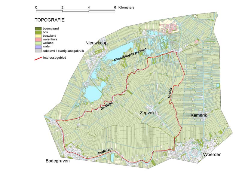 2 Beschrijving van het onderzoeksgebied 2.1 Ligging Het onderzoeksgebied ligt in het noordwesten van de provincie Utrecht (figuur 2-1).
