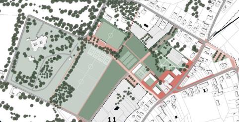 6. Grondverhandelingen school Binnen het gemeentelijk RUP Godsheide centrum werd er ruimte voorzien voor de herlocalisatie en uitbreiding van de school.