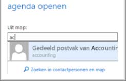 Typ het e-mailadres van het andere postvak dat u wilt openen en klik op Openen. Het postvak van de andere gebruiker wordt geopend in een afzonderlijk browservenster in Outlook Web App.