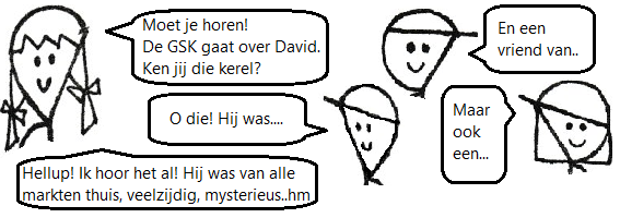 Tja wie is nu die David? Wat is hij voor persoon? En hoe leeft hij met God? Daarover gaan we deze - week veel horen, knutselen en zingen. Veel - plezier toegewenst.