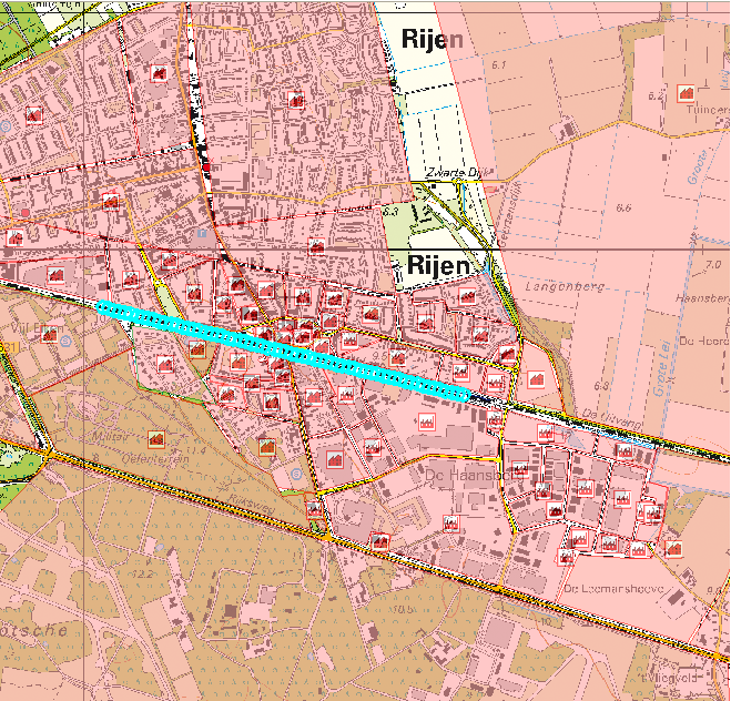 De gestippelde lijn komt overeen met de oriëntatiewaarde en heeft voor het product fn 2 een vaste waarde van 0,01. Uit figuur 1.