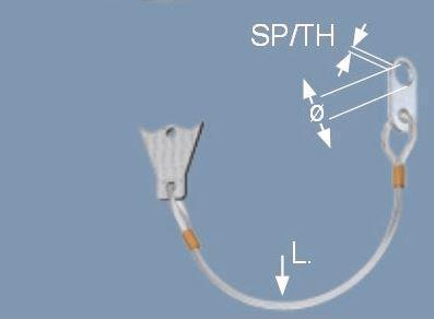 STOPFLEX KABEL / STOPFLEX CABLE STOPFLEX STOPCA-SAE Ø SP/TH L Max.