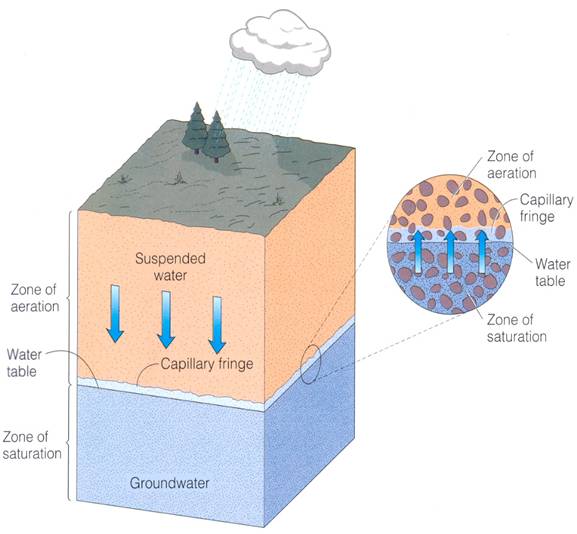 Grondwater - recharge Recharge = input grondwatersysteem (b.v.