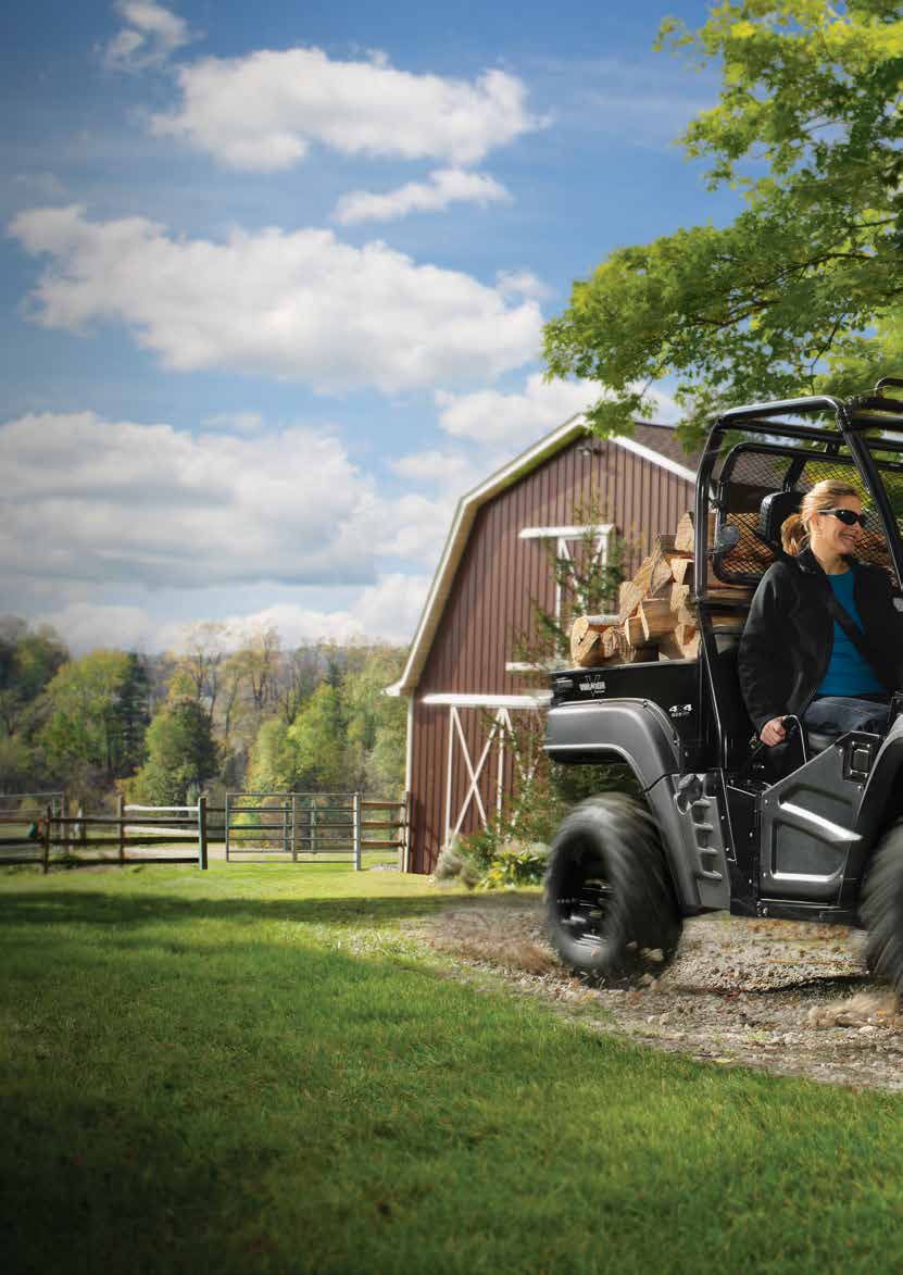 UTV In de Cub Cadet UTV combineerden we een krachtige en duurzame Yanmar-dieselmotor met de professionele