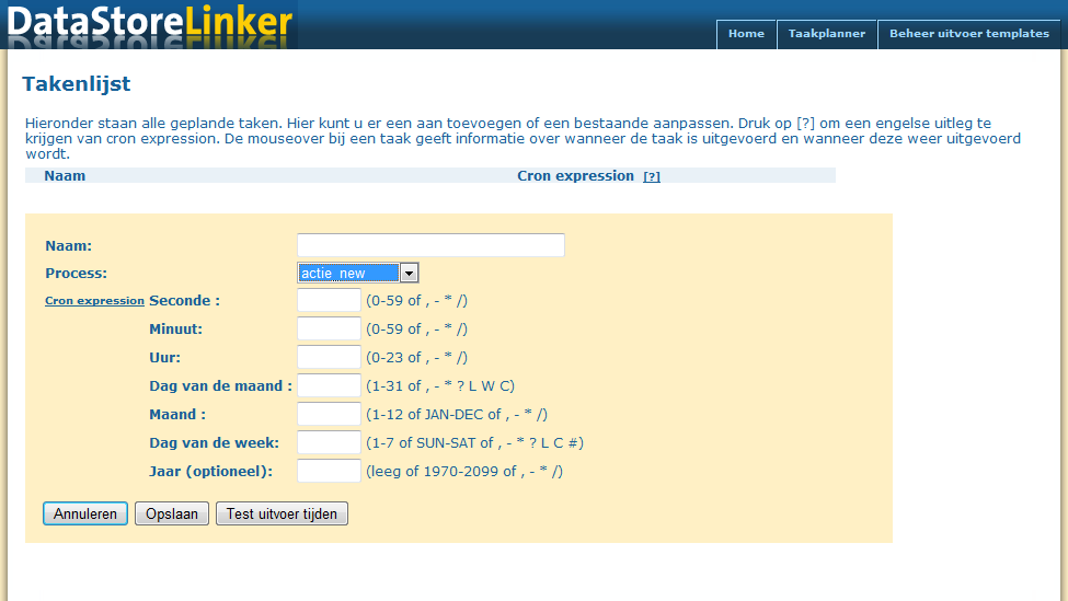 3.3 Een proces periodiek uitvoeren (taakplanner) U kunt aangemaakte processen ook periodiek laten uitvoeren.