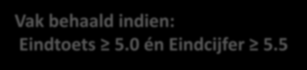 Eindtoets, tussentoets = tentamen (= eindcijfer) Q 1.