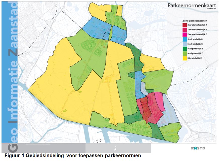 weinig stedelijk; niet stedelijk. Alleen aan Zaandam-Centrum is de hoogste centrumfunctie toegekend.