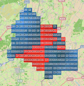 Informatie over het overzicht en de neerslagradar Hoe komt dit neerslagoverzicht tot stand?: Er was al de website www.nieuwhoogeveenspeil.nl.